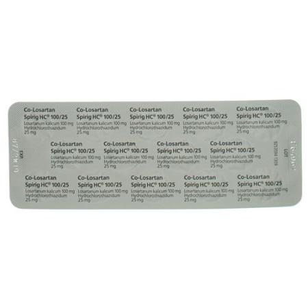 Co-Losartan Spirig HC Filmtabl 100/25mg 28 pcs - PrimeCare Global