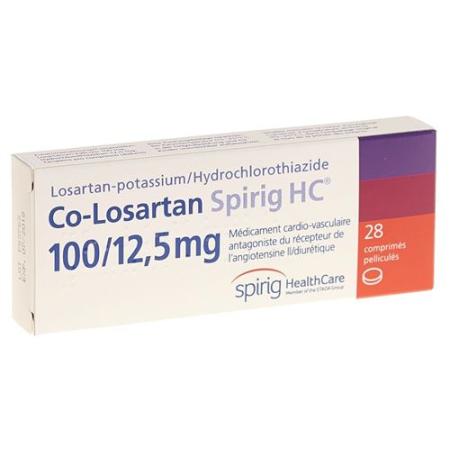 Co-Losartan Spirig HC Filmtabl 100/12.5mg 28 pcs - PrimeCare Global