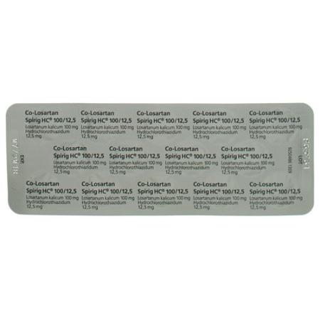 Co-Losartan Spirig HC Filmtabl 100/12.5mg 98 pcs - PrimeCare Global
