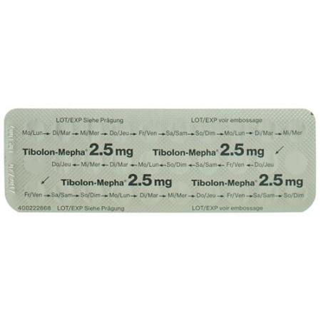 Tibolon-Mepha Tabl 2.5 mg 3 x 28 pcs - PrimeCare Global