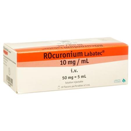 Rocuronium Labatec Inj L&ouml;s 50mg/5ml 10 vials 5ml - PrimeCare Global