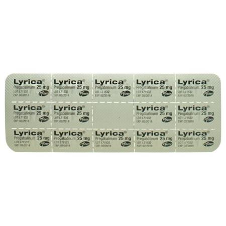 Lyrica caps 25 mg 56 pcs - PrimeCare Global