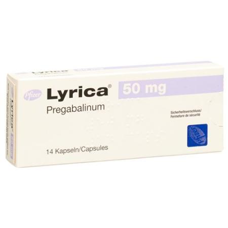 Lyrica caps 50 mg 14 pcs - PrimeCare Global