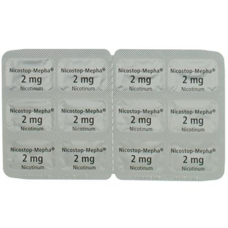 Nicostop-Mepha chewing gum 2 mg mint 96 pcs - PrimeCare Global