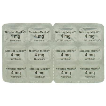 Nicostop-Mepha chewing gum 4 mg mint 96 pcs - PrimeCare Global