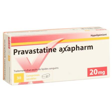 Pravastatin Axapharm Tabl 20 mg (divisible) 30 pcs - PrimeCare Global