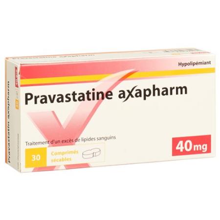 Pravastatin Axapharm Tabl 40 mg (divisible) 30 pcs - PrimeCare Global