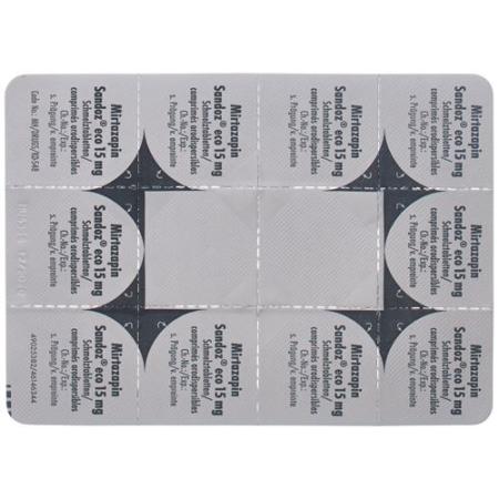 Mirtazapine Sandoz eco melt tablet 15 mg 6 pcs - PrimeCare Global