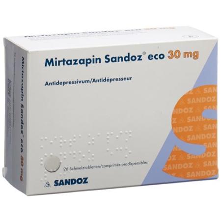 Mirtazapine Sandoz eco melting tablet 30 mg 96 pcs - PrimeCare Global