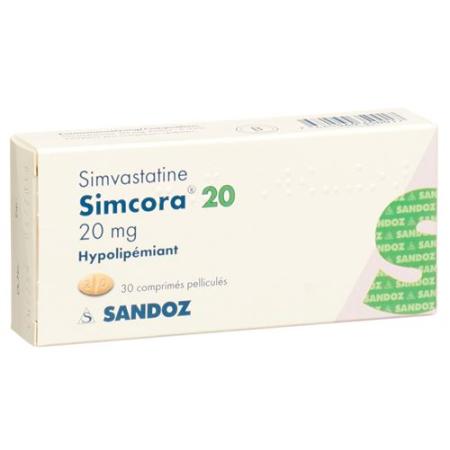 Simcora Filmtablet 20 mg 30 pcs - PrimeCare Global