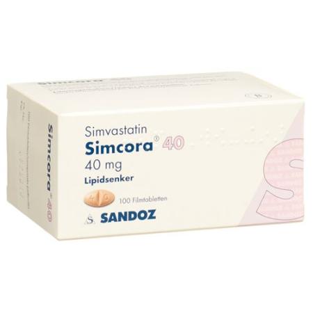 Simcora Filmtablet 40 mg 100 pcs - PrimeCare Global