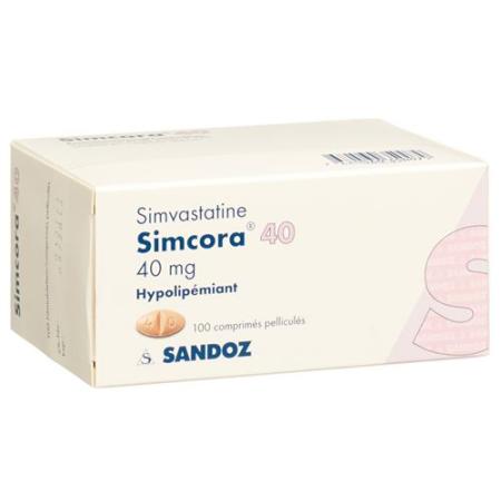 Simcora Filmtablet 40 mg 100 pcs - PrimeCare Global