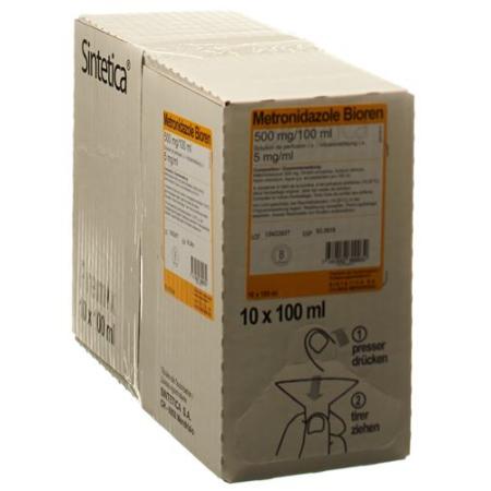 Metronidazole Bioren Infusionslösung 10 Beutel 100ml - PrimeCare Global