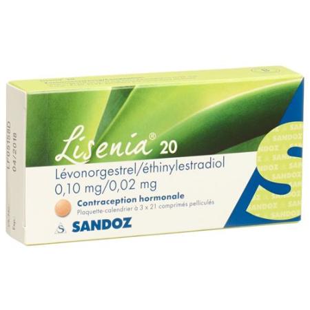 Lisenia 20 Filmtabletten 3 x 21 Stück - PrimeCare Global