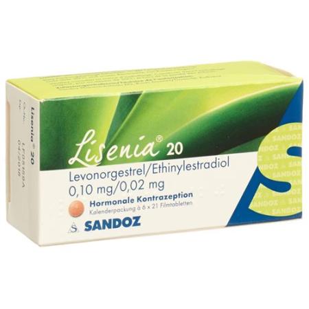 Lisenia 20 Filmtabletten 6 x 21 Stück - PrimeCare Global