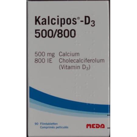 Kalcipos-D3 film tabl 500/800 Ds 90 pcs - PrimeCare Global