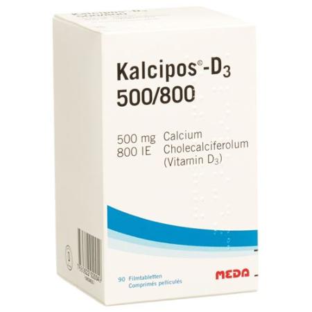 Kalcipos-D3 film tabl 500/800 Ds 90 pcs - PrimeCare Global