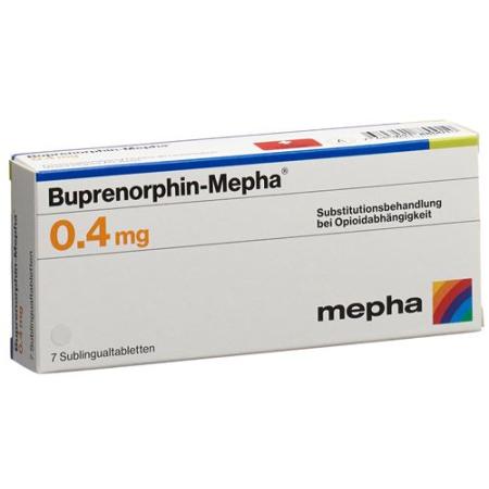 Buprenorphin Mepha Subling 0.4 mg 7 tablets - PrimeCare Global