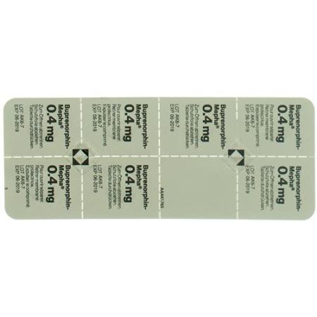 Buprenorphin Mepha Subling 0.4 mg 7 tablets - PrimeCare Global