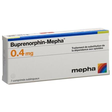 Buprenorphin Mepha Subling 0.4 mg 7 tablets - PrimeCare Global