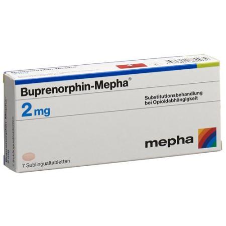 Buprenorphin Mepha Subling 2 mg 7 tablets - PrimeCare Global