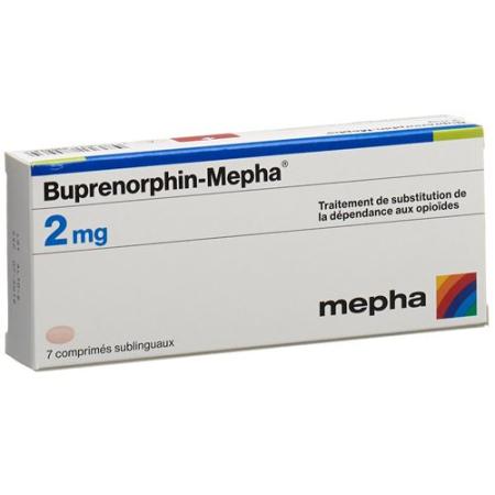 Buprenorphin Mepha Subling 2 mg 7 tablets - PrimeCare Global