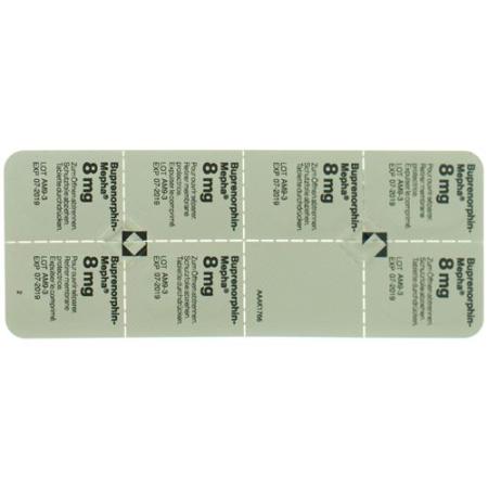 Buprenorphine-Mepha Subling Tabl 8 mg 7 pcs - PrimeCare Global