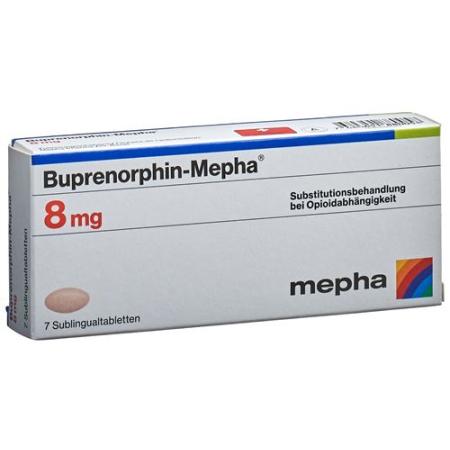 Buprenorphine-Mepha Subling Tabl 8 mg 28 pcs - PrimeCare Global