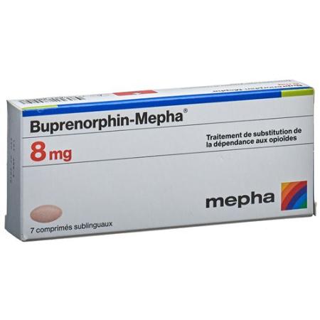 Buprenorphine-Mepha Subling Tabl 8 mg 28 pcs - PrimeCare Global