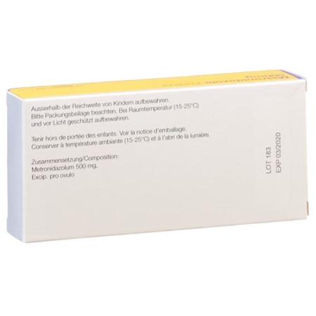 METRONIDAZOLE Zentiva Ovula 500 mg - PrimeCare Global