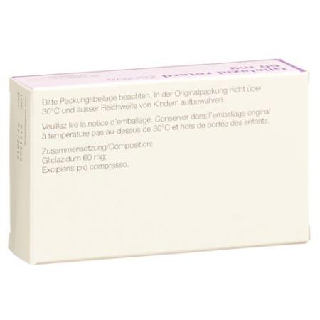 Gliclazide retard Zentiva Ret Tabl 60 mg 30 pcs - PrimeCare Global
