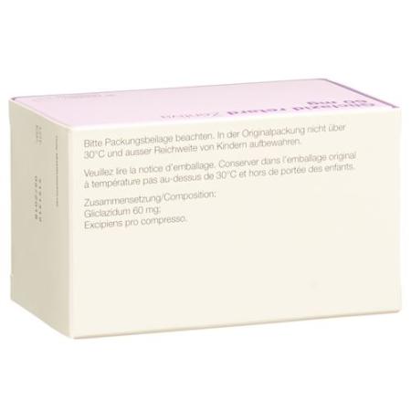Gliclazide retard Zentiva Ret Tabl 60 mg 90 pcs - PrimeCare Global
