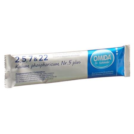 Omida Schuessler Nr5 potassium phosphoricum plus Plv Btl 30 pcs - PrimeCare Global