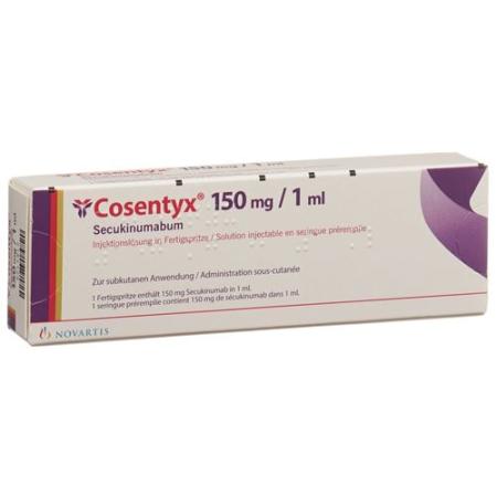 Cosentyx Inj L&ouml;s 150 mg/1ml Fertspr 2 pcs - PrimeCare Global