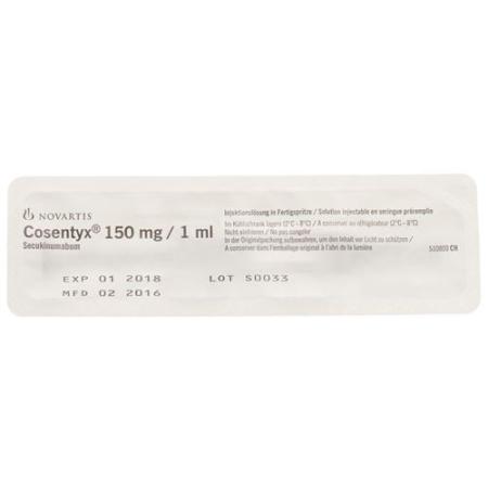 Cosentyx Inj L&ouml;s 150 mg/1ml Fertspr 2 pcs - PrimeCare Global