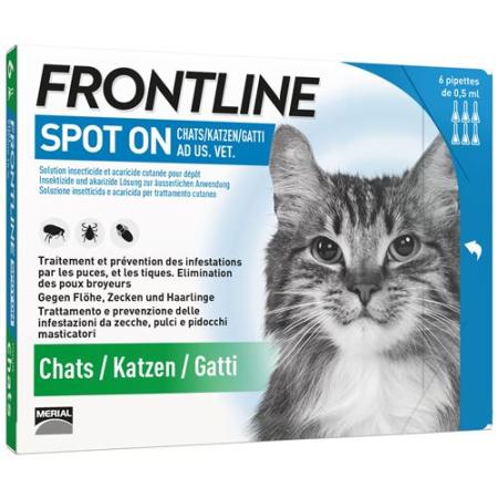 Frontline Spot On Cat List D 6 x 0.5 ml - PrimeCare Global