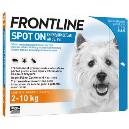 Frontline Spot On Dog S List D 3 x 0.67ml - PrimeCare Global