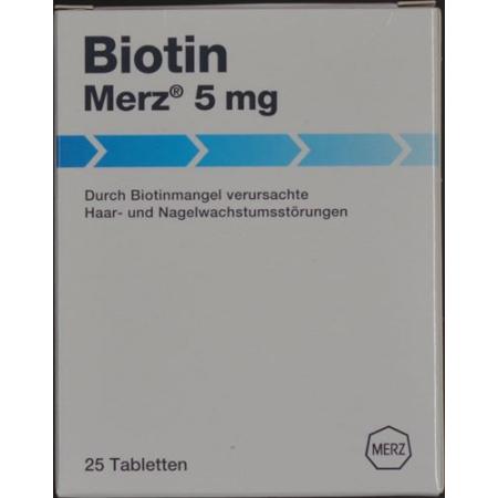 Biotin Merz Tabl 5 mg 25 pcs - PrimeCare Global