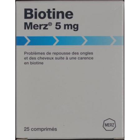Biotin Merz Tabl 5 mg 25 pcs - PrimeCare Global