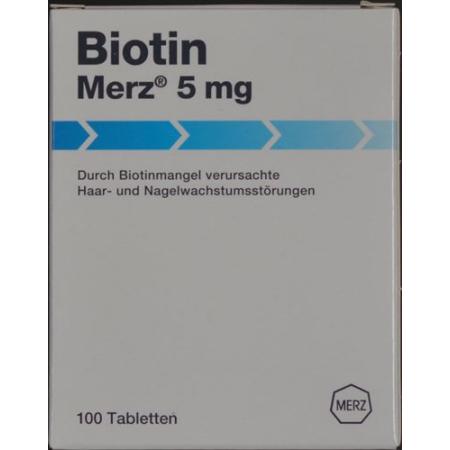 Biotin Merz Tabl 5 mg 100 pcs - PrimeCare Global
