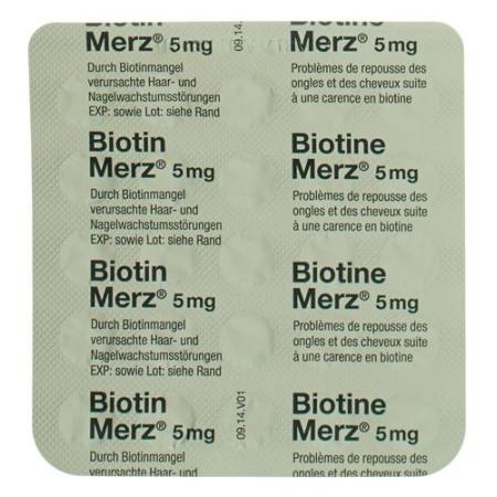 Biotin Merz Tabl 5 mg 100 pcs - PrimeCare Global