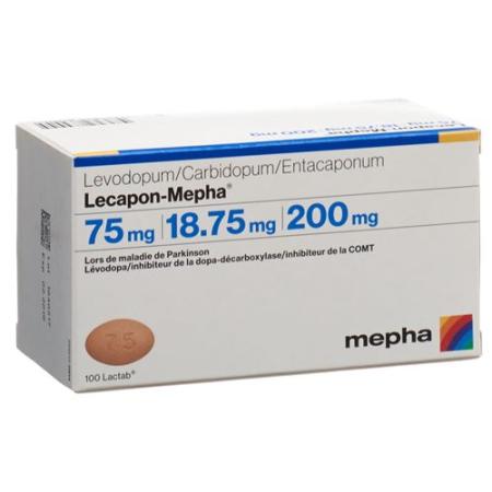 Lecapon-Mepha Lactab 75mg/18.75mg/200mg 30 pcs - PrimeCare Global