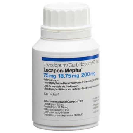 Lecapon-Mepha Lactab 75mg/18.75mg/200mg 30 pcs - PrimeCare Global