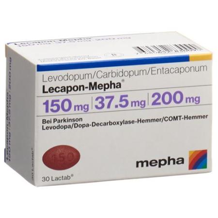 Lecapon-Mepha Lactab 150mg/37.5mg/200mg 100 pcs - PrimeCare Global