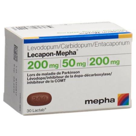 Lecapon-Mepha Lactab 200mg/50mg/200mg 100 pcs - PrimeCare Global