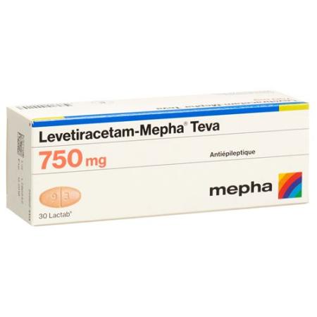 Levetiracetam-Mepha Teva Lactab 750 mg 100 pcs - PrimeCare Global