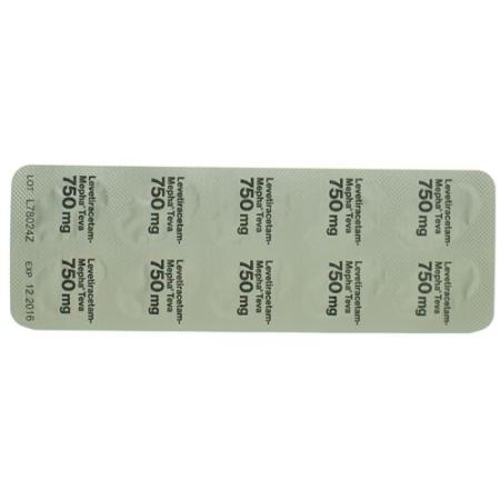 Levetiracetam-Mepha Teva Lactab 750 mg 200 pcs - PrimeCare Global