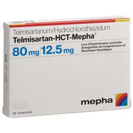 Telmisartan-HCT-Mepha Tabl 80/12.5 mg 28 pcs - PrimeCare Global