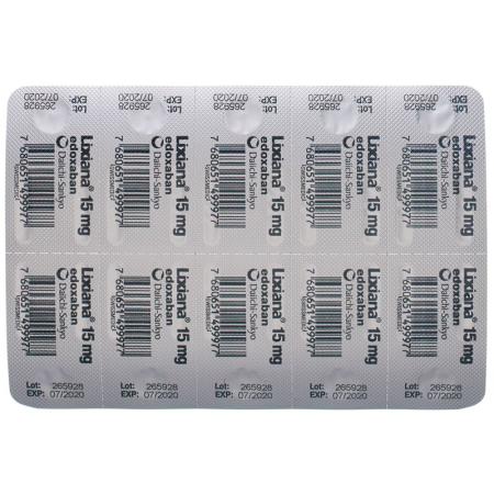 Lixiana film tablets 15 mg 10 x - PrimeCare Global