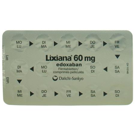 Lixiana film tablets 60 mg 98 pcs - PrimeCare Global